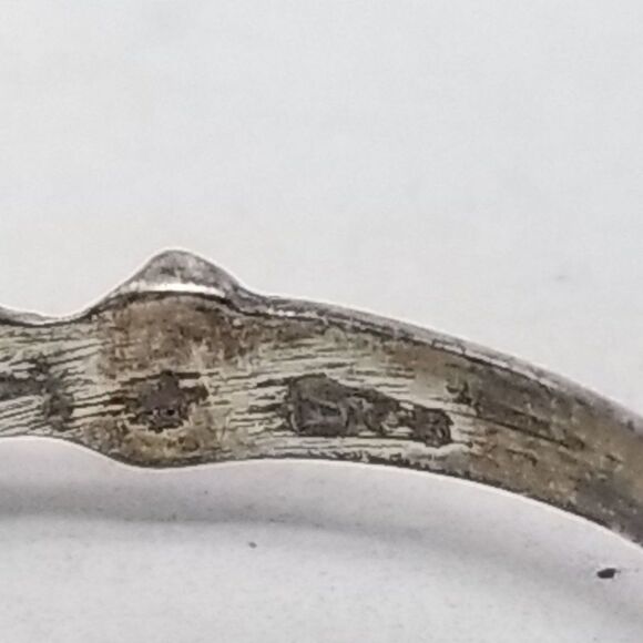 Vintage Sterling Silver Leaping Dolphins Ring, Size 6 1/2 Band, 80s 90s Estate - Picture 4 of 8